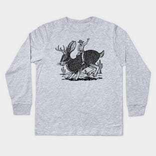 Jackalope Rodeo Kids Long Sleeve T-Shirt